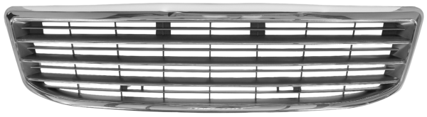 Front Radiator Grille Solid Silver Microbus Jinbei scaled